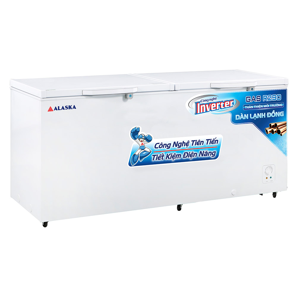 Tủ đông Alaska HB-1100CI Inverter 1100L 1 ngăn đông 3 nắp dỡ