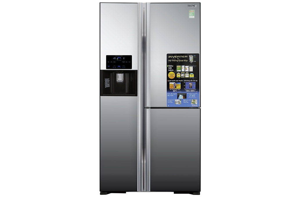 Tủ lạnh SBS 3 cánh HITACHI R-FM800GPGV2X (MIR) – 584 Lít