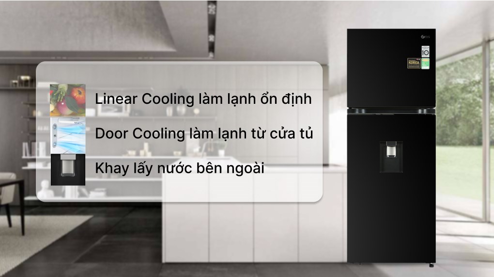 Tủ lạnh LG Inverter 314 Lít -D312BL