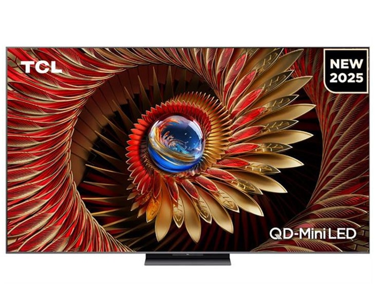 Google Tivi QD-Mini LED TCL AI 4K 75 inch 75C8K  Mới 2025