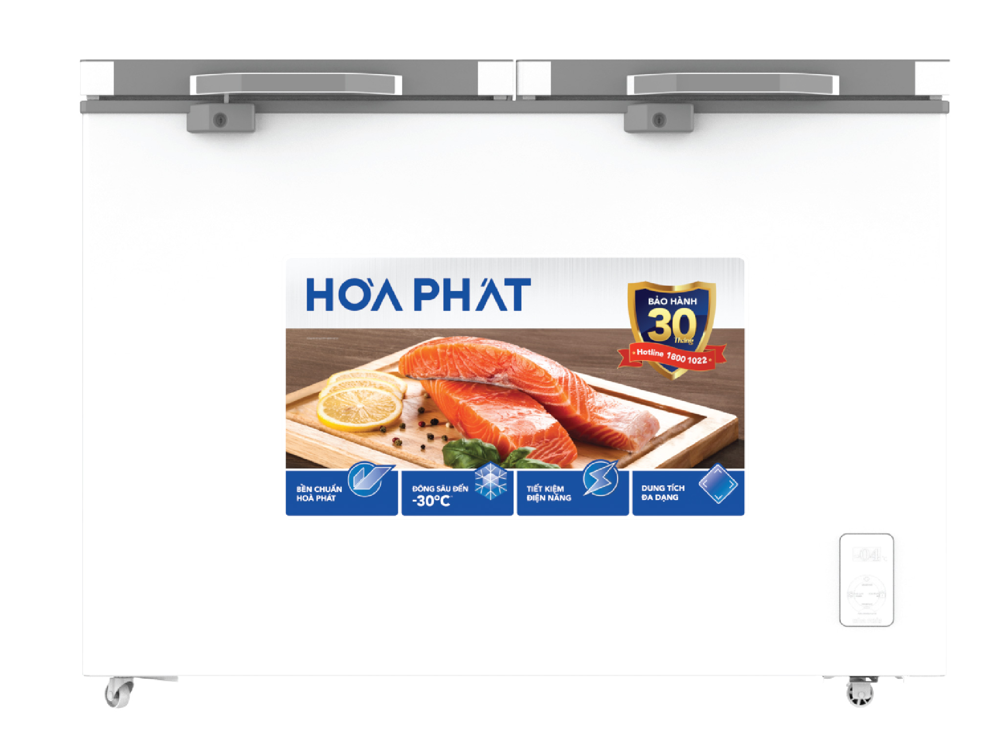 Tủ đông Hòa Phát cánh kính 1 ngăn 2 cánh HPF AD6352.T1 – 352 lít