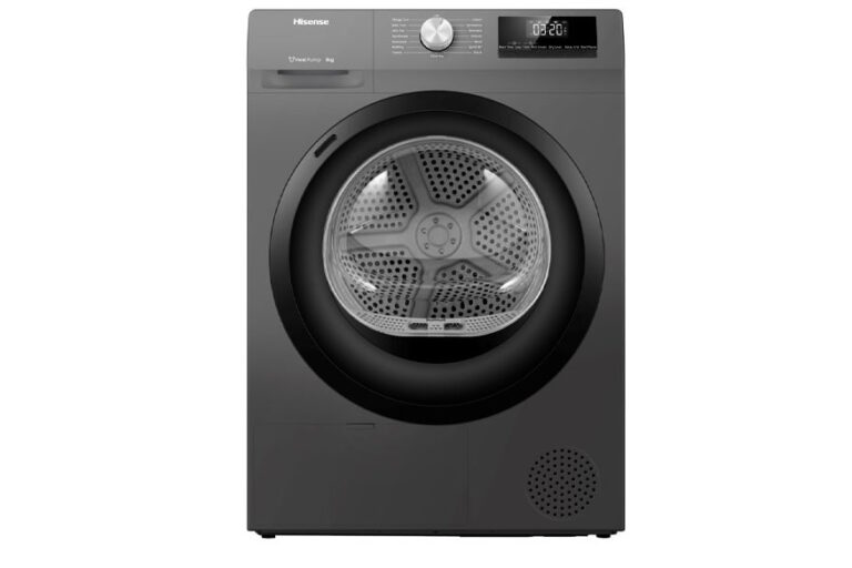 Máy sấy quần áo bơm nhiệt Hisense 8kg DH80N1T